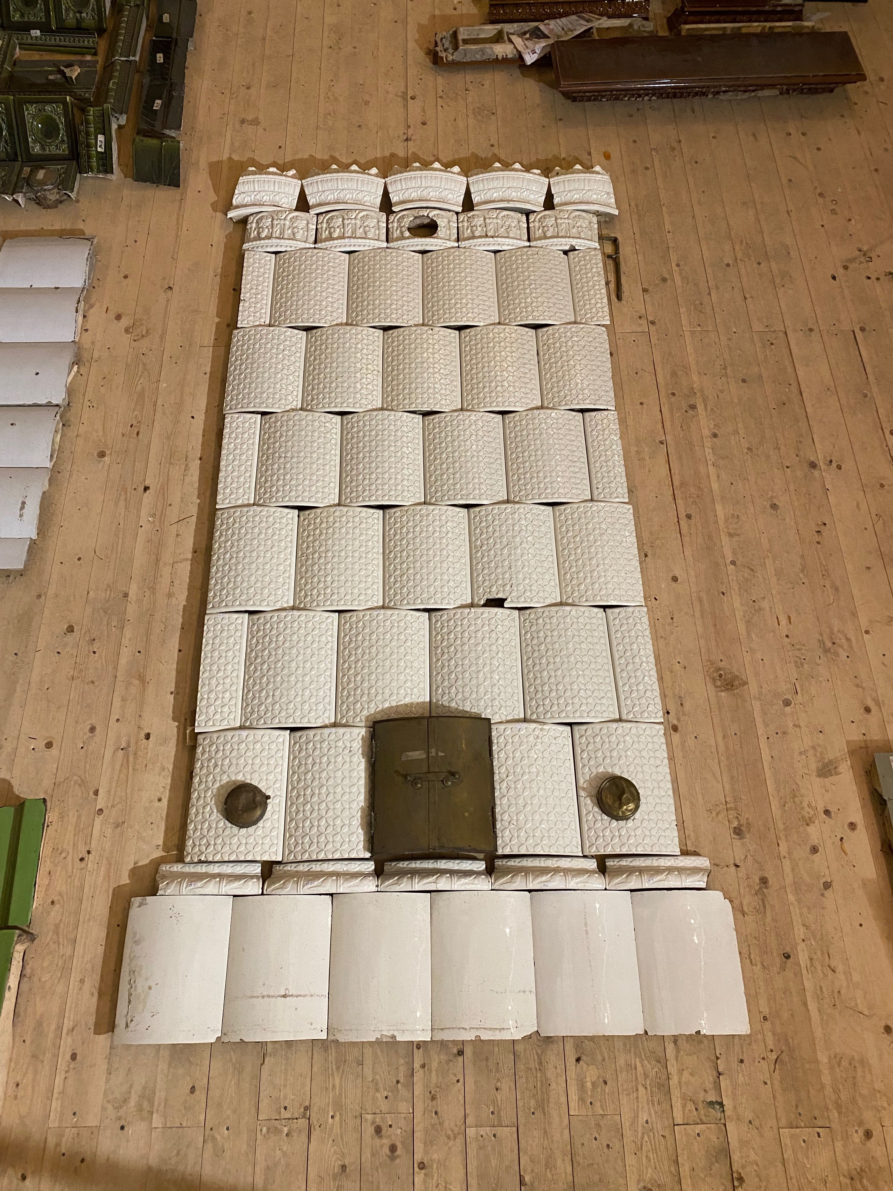 Rund kakelugn 25